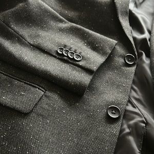 Banana Republic Blazer in Donegal Charcoal, 44R, Slim